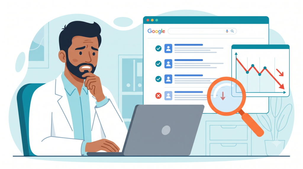Why Your Doctor’s Website Is Not Ranking on Google (And How to Fix It)